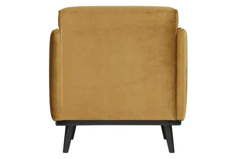 Statement Sammetsfåtölj - Honungsgul - Möbler - Vardagsrum - Fåtöljer - Sammetsfåtölj