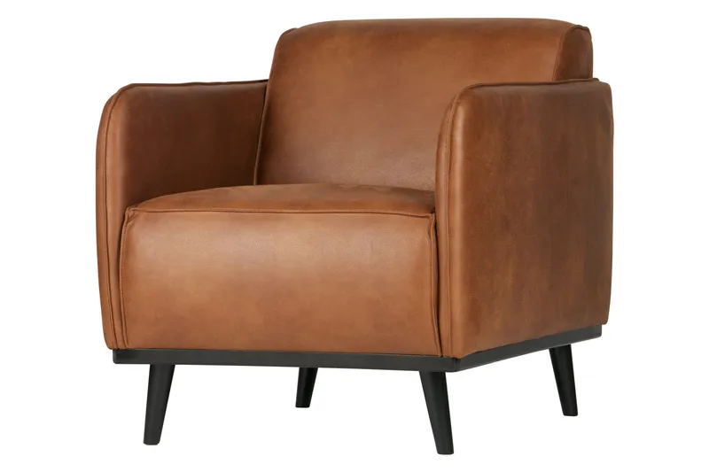 Statement Skinnfåtölj - Cognac - Möbler - Vardagsrum - Fåtöljer