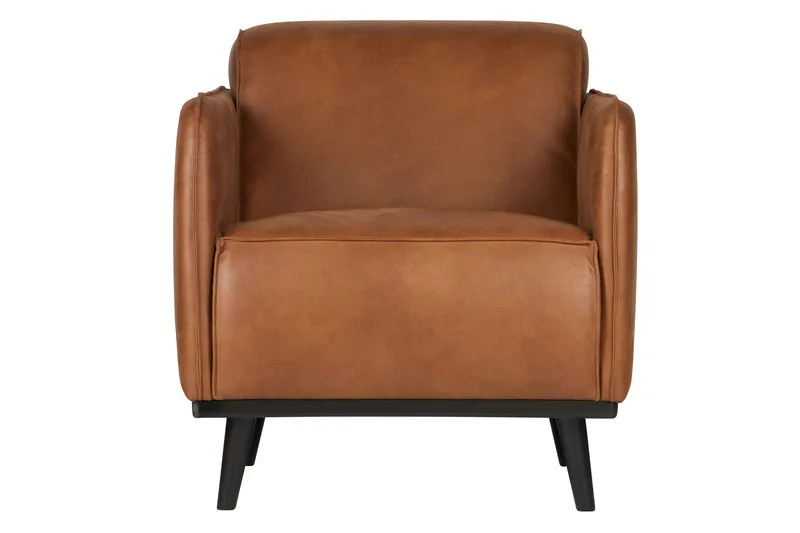 Statement Skinnfåtölj - Cognac - Möbler - Vardagsrum - Fåtöljer