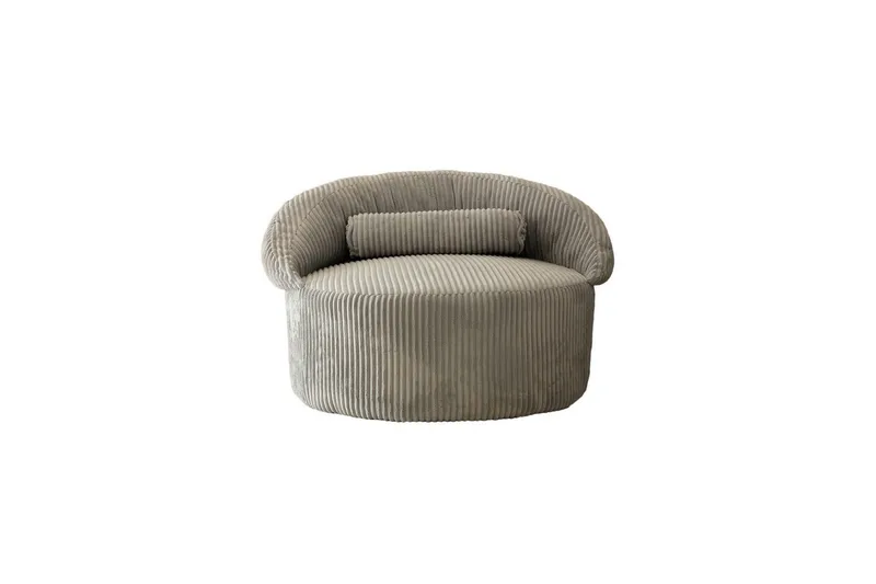 Stifen Fåtölj - Antracit - Möbler - Vardagsrum - Fåtöljer - Fåtölj med fotpall