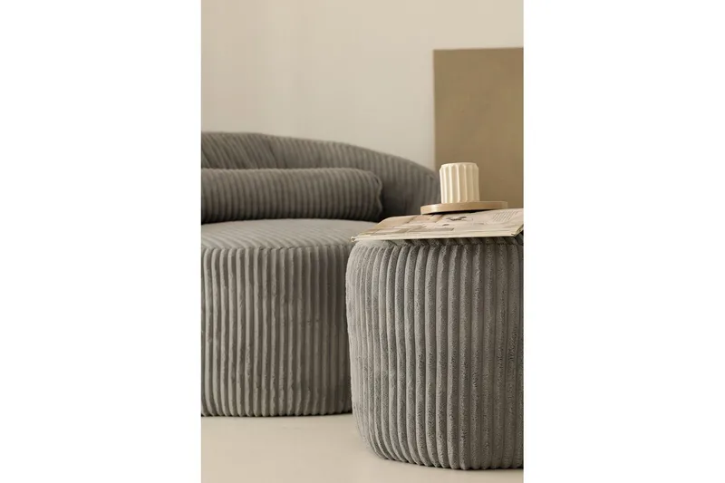 Stifen Fåtölj - Antracit - Möbler - Vardagsrum - Fåtöljer - Fåtölj med fotpall