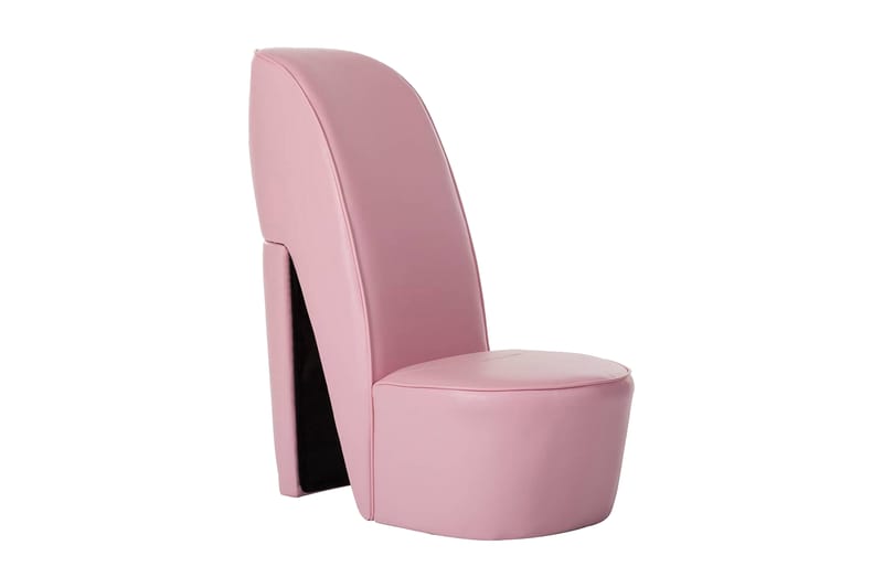 Stol klacksko rosa konstläder - Rosa - Möbler - Vardagsrum - Fåtöljer