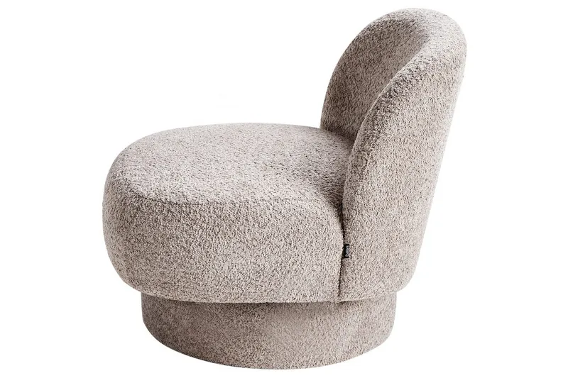Svängbar fåtölj Aylo - Beige - Möbler - Vardagsrum - Fåtöljer - Fåtölj utan armstöd