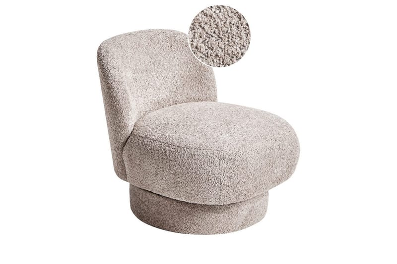 Svängbar fåtölj Aylo, Beige