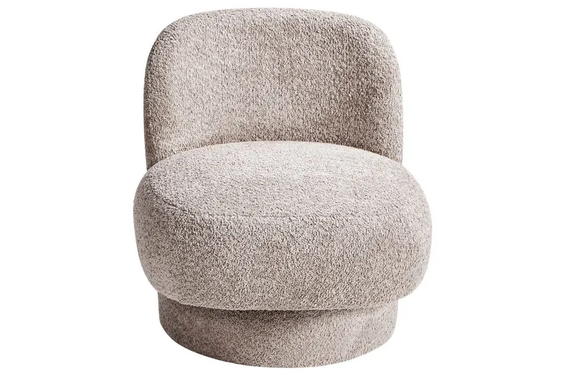 Svängbar fåtölj Aylo - Beige - Möbler - Vardagsrum - Fåtöljer - Fåtölj utan armstöd