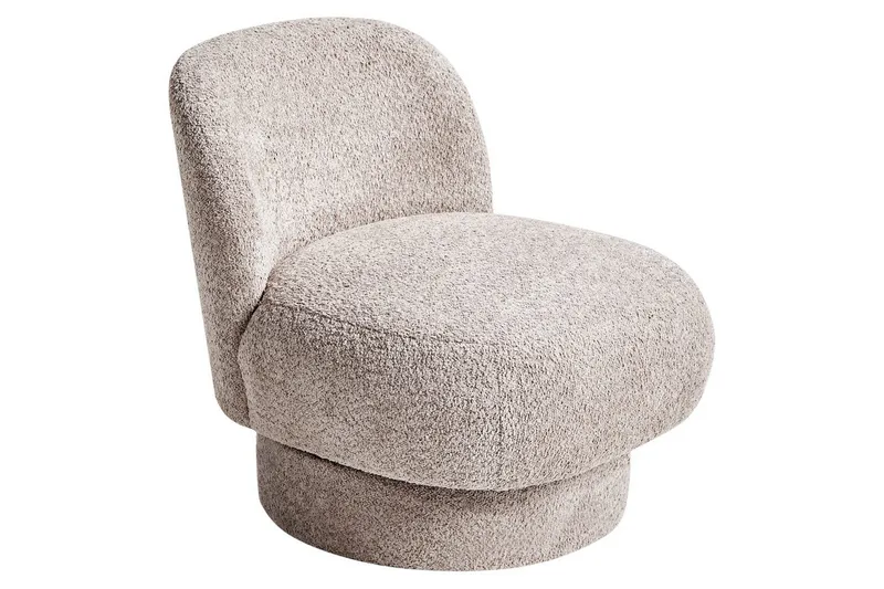 Svängbar fåtölj Aylo - Beige - Möbler - Vardagsrum - Fåtöljer - Fåtölj utan armstöd