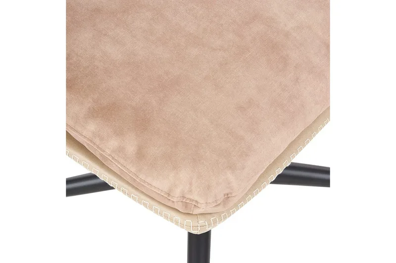 Svängbar fåtölj Eide - Beige, svart - Möbler - Vardagsrum - Fåtöljer - Fåtölj utan armstöd