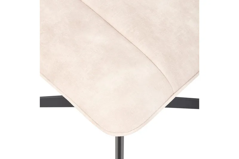 Svängbar fåtölj Lia - Beige, svart - Möbler - Vardagsrum - Fåtöljer - Fåtölj utan armstöd