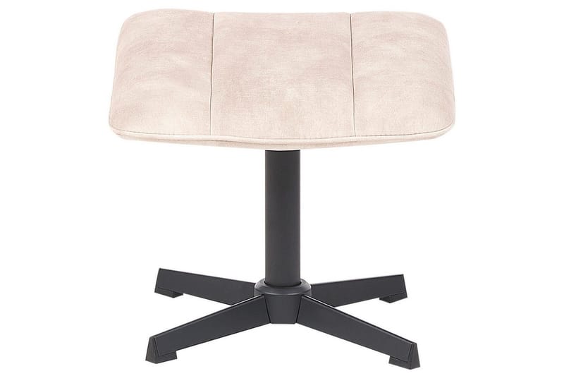 Svängbar fåtölj Lia - Beige, svart - Möbler - Vardagsrum - Fåtöljer - Fåtölj utan armstöd