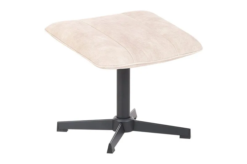 Svängbar fåtölj Lia - Beige, svart - Möbler - Vardagsrum - Fåtöljer - Fåtölj utan armstöd