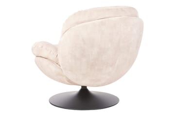 Svängbar fåtölj Nolvik - Beige, svart - Möbler - Vardagsrum - Fåtöljer - Fåtölj utan armstöd
