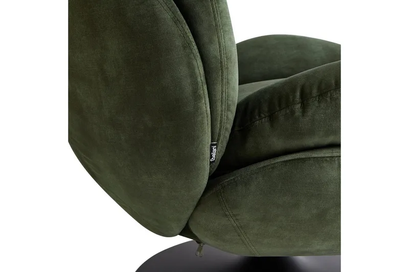 Svängbar fåtölj Nolvik - Grön, Svart - Möbler - Vardagsrum - Fåtöljer - Fåtölj utan armstöd