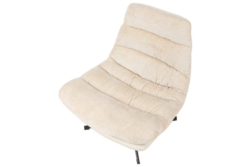 Svängbar fåtölj Tovik - Beige, svart - Möbler - Vardagsrum - Fåtöljer - Fåtölj utan armstöd