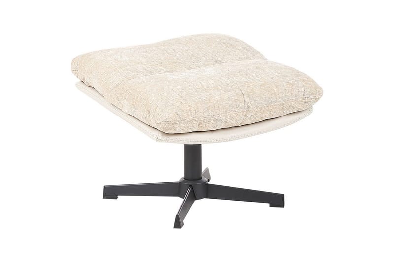 Svängbar fåtölj Tovik - Beige, svart - Möbler - Vardagsrum - Fåtöljer - Fåtölj utan armstöd