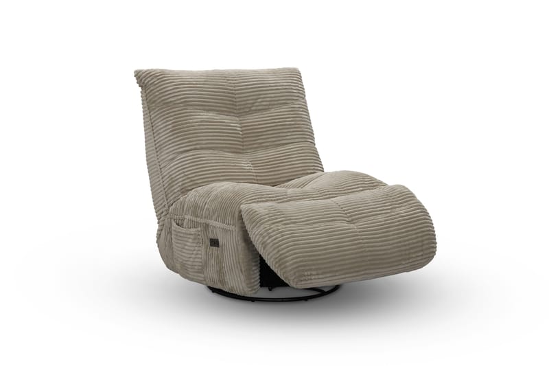 Tania Reclinerfåtölj Elektrisk - Beige - Möbler - Vardagsrum - Fåtöljer - Biofåtöljer & reclinerfåtöljer