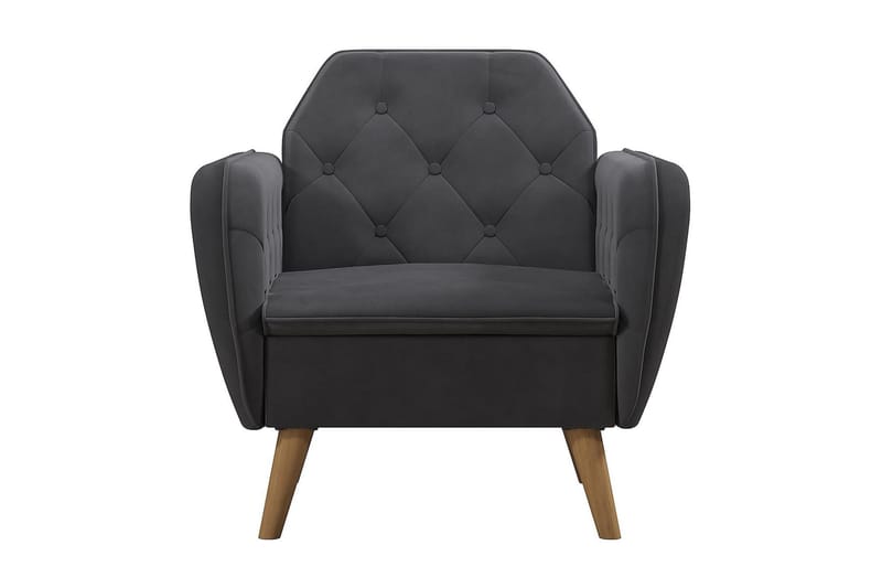 Teresa Fåtölj Grå/Sammet - Novogratz - Möbler - Vardagsrum - Fåtöljer