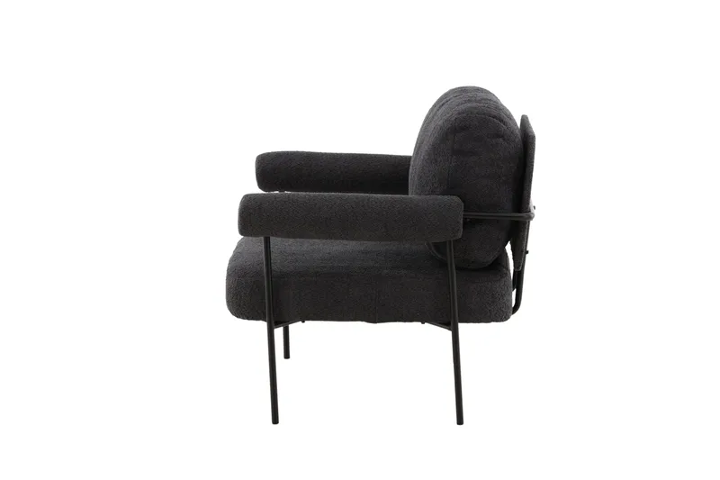 Tillberga x Josefin Lustig Fåtölj - Svart/Mörkgrå - Möbler - Vardagsrum - Fåtöljer
