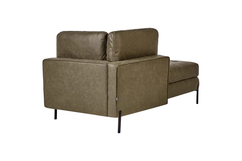 Toliman Schäslong 172 cm Höger - Svart/Grön - Möbler - Vardagsrum - Fåtöljer - Schäslongfåtöljer & divanfåtöljer