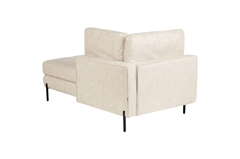 Toliman Schäslong 172 cm Vänster - Beige/Svart - Möbler - Vardagsrum - Fåtöljer - Schäslongfåtöljer & divanfåtöljer