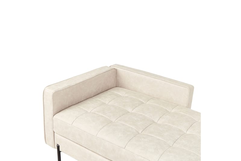 Toliman Schäslong 172 cm Vänster - Beige/Svart - Möbler - Vardagsrum - Fåtöljer - Schäslongfåtöljer & divanfåtöljer
