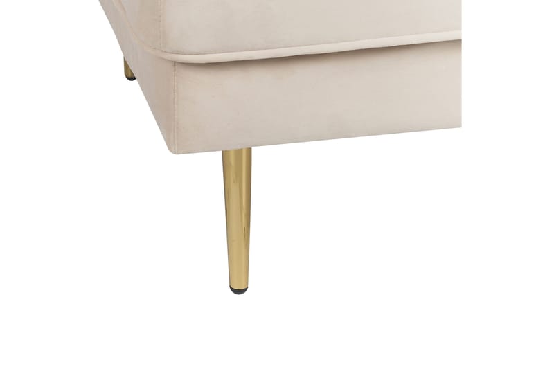 Topo Schäslong 171 cm Vänster - Beige/Guld - Möbler - Vardagsrum - Fåtöljer - Schäslongfåtöljer & divanfåtöljer