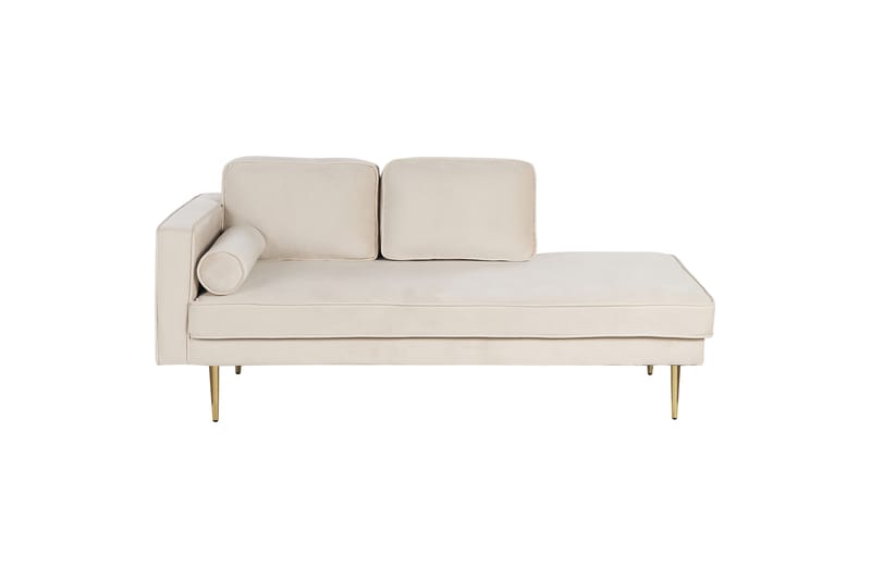 Topo Schäslong 171 cm Vänster - Beige/Guld - Möbler - Vardagsrum - Fåtöljer - Schäslongfåtöljer & divanfåtöljer