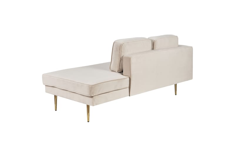 Topo Schäslong 171 cm Vänster - Beige/Guld - Möbler - Vardagsrum - Fåtöljer - Schäslongfåtöljer & divanfåtöljer