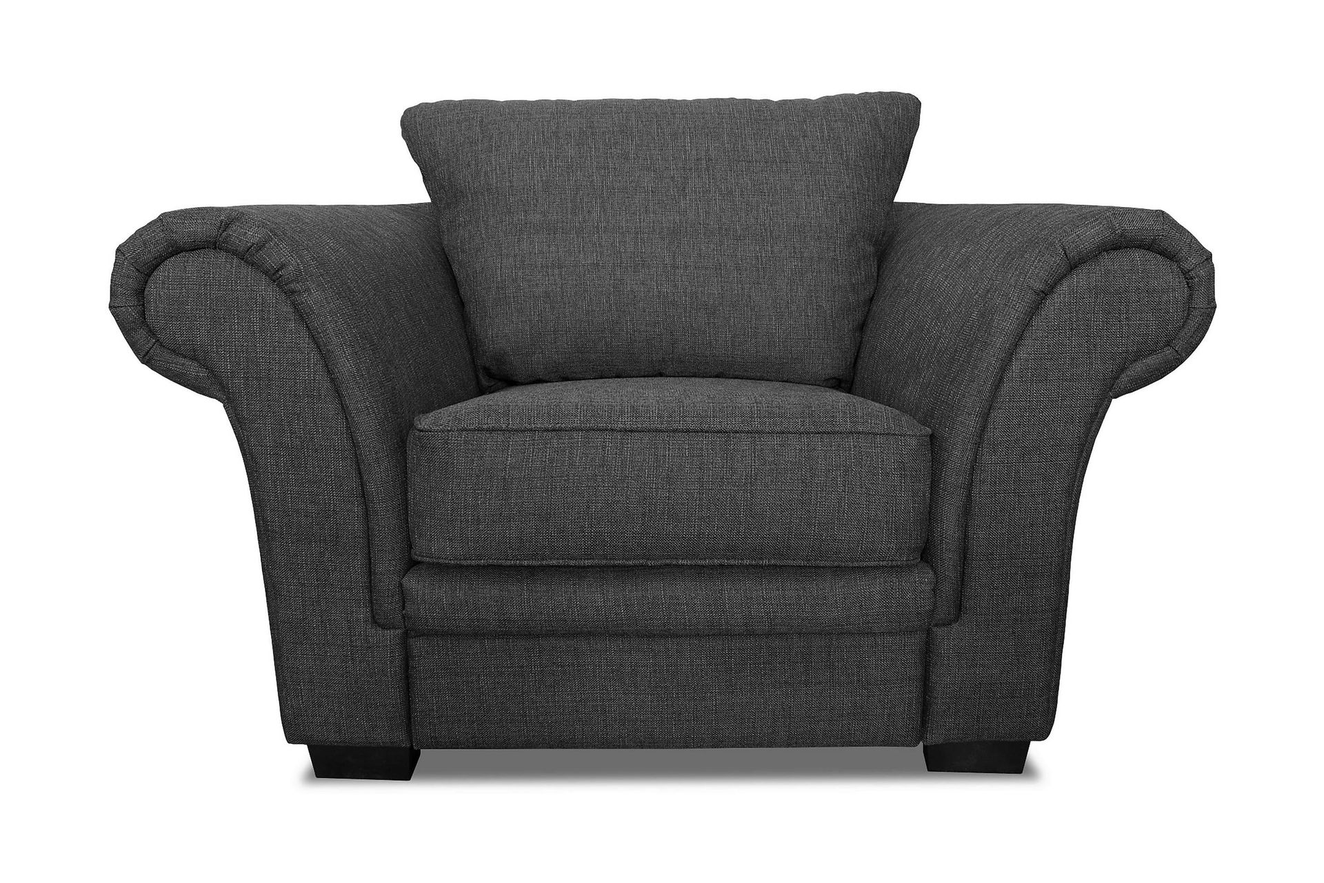 toronto fåtölj - mörkgrå