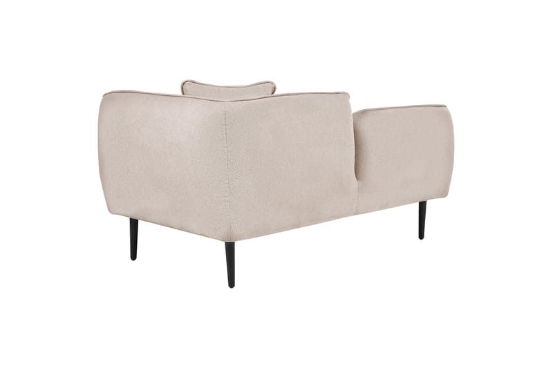 Toyoki Schäslong 138 cm Höger - Beige/Svart - Möbler - Vardagsrum - Fåtöljer - Schäslongfåtöljer & divanfåtöljer
