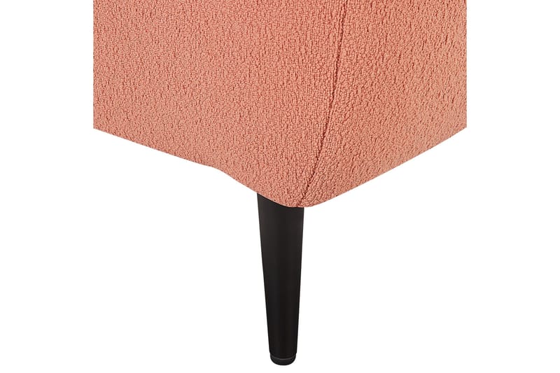 Toyoki Schäslong 138 cm Höger - Svart/Rosa - Möbler - Vardagsrum - Fåtöljer - Schäslongfåtöljer & divanfåtöljer