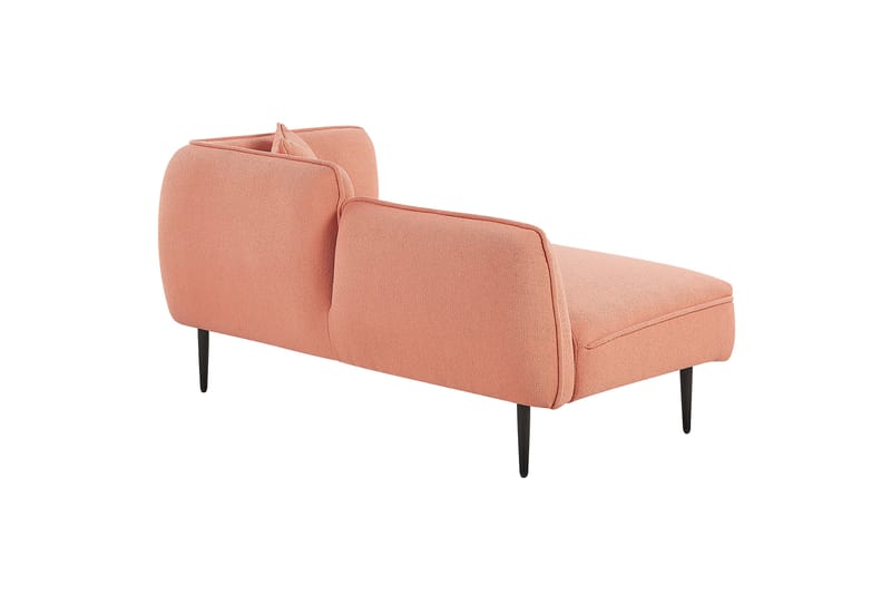 Toyoki Schäslong 138 cm Höger - Svart/Rosa - Möbler - Vardagsrum - Fåtöljer - Schäslongfåtöljer & divanfåtöljer
