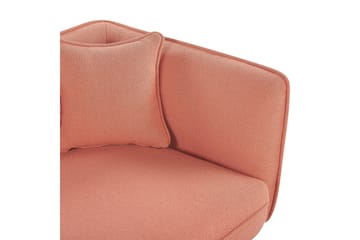 Toyoki Schäslong 138 cm Höger - Svart/Rosa - Möbler - Vardagsrum - Fåtöljer - Schäslongfåtöljer & divanfåtöljer