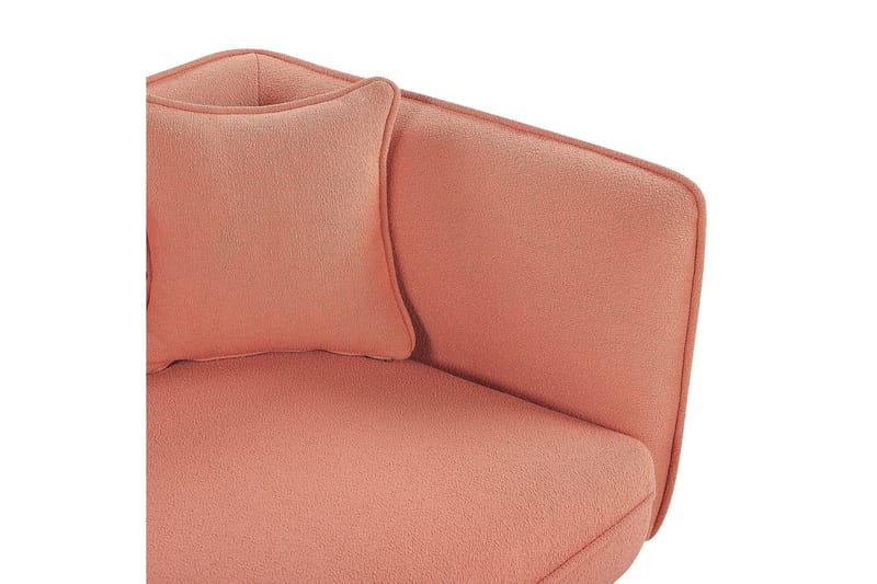 Toyoki Schäslong 138 cm Höger - Svart/Rosa - Möbler - Vardagsrum - Fåtöljer - Schäslongfåtöljer & divanfåtöljer