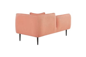 Toyoki Schäslong 138 cm Höger - Svart/Rosa - Möbler - Vardagsrum - Fåtöljer - Schäslongfåtöljer & divanfåtöljer