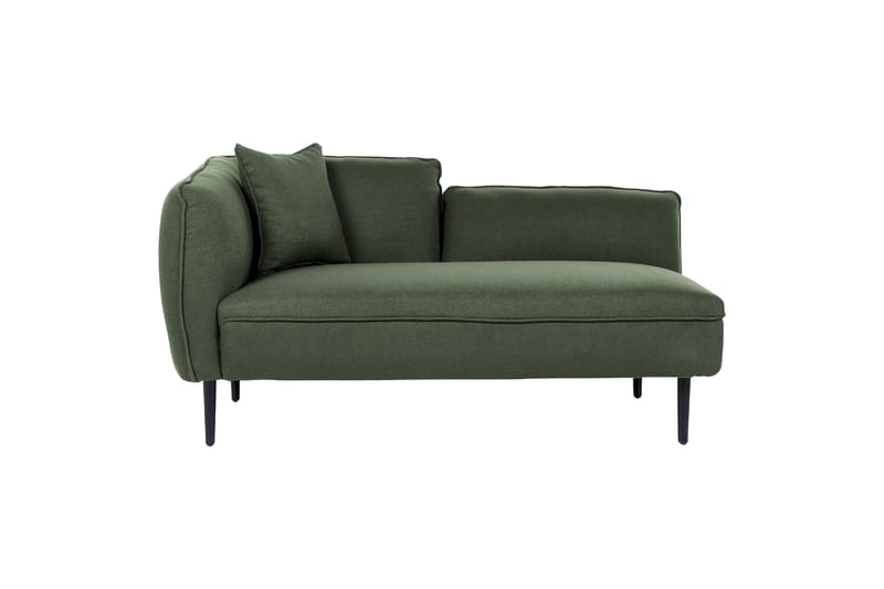 Toyoki Schäslong 138 cm Vänster - Svart/Grön - Möbler - Vardagsrum - Fåtöljer - Schäslongfåtöljer & divanfåtöljer