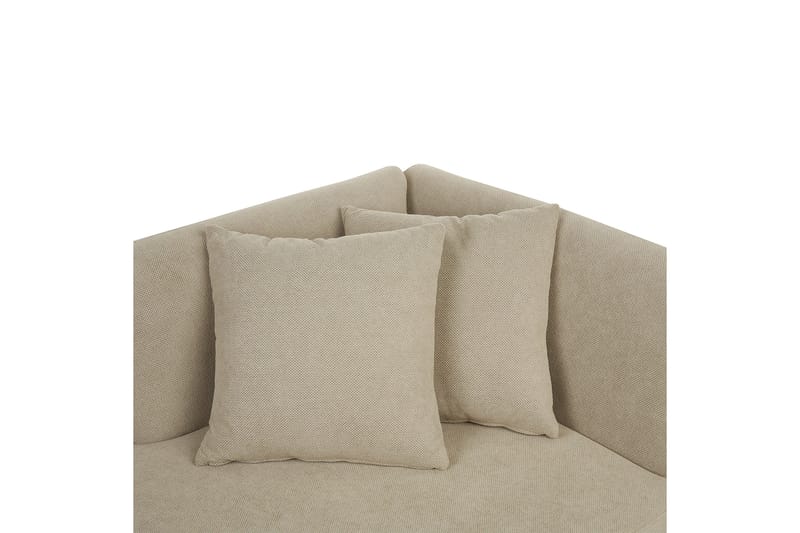 Toyoko Schäslong 156 cm Höger - Beige/Svart - Möbler - Vardagsrum - Fåtöljer - Schäslongfåtöljer & divanfåtöljer