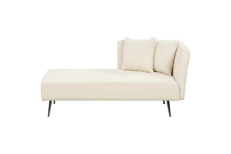 Toyoko Schäslong 156 cm Höger - Svart/Vit - Möbler - Vardagsrum - Fåtöljer - Schäslongfåtöljer & divanfåtöljer