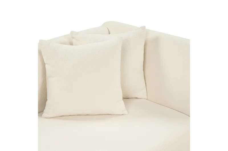 Toyoko Schäslong 156 cm Höger - Svart/Vit - Möbler - Vardagsrum - Fåtöljer - Schäslongfåtöljer & divanfåtöljer