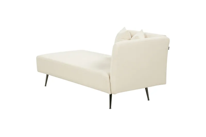 Toyoko Schäslong 156 cm Höger - Svart/Vit - Möbler - Vardagsrum - Fåtöljer - Schäslongfåtöljer & divanfåtöljer