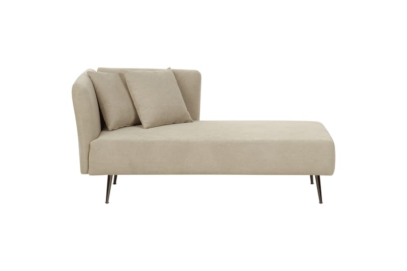 Toyoko Schäslong 156 cm Vänster - Beige/Svart - Möbler - Vardagsrum - Fåtöljer - Schäslongfåtöljer & divanfåtöljer