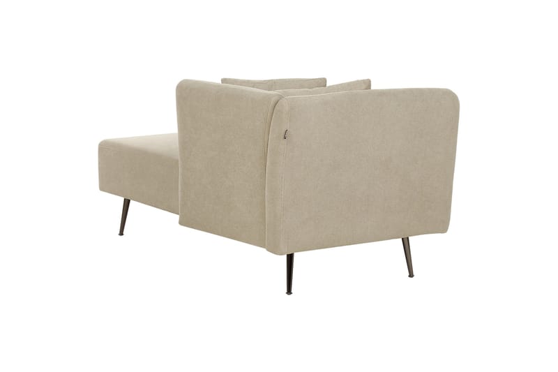 Toyoko Schäslong 156 cm Vänster - Beige/Svart - Möbler - Vardagsrum - Fåtöljer - Schäslongfåtöljer & divanfåtöljer