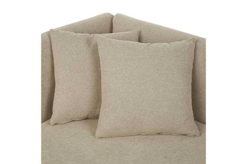 Toyoko Schäslong 156 cm Vänster - Beige/Svart - Möbler - Vardagsrum - Fåtöljer - Schäslongfåtöljer & divanfåtöljer