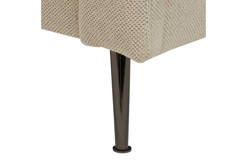 Toyoko Schäslong 156 cm Vänster - Beige/Svart - Möbler - Vardagsrum - Fåtöljer - Schäslongfåtöljer & divanfåtöljer