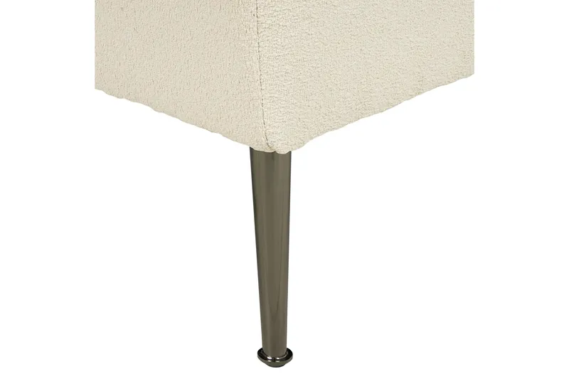 Toyoko Schäslong 156 cm Vänster - Svart/Vit - Möbler - Vardagsrum - Fåtöljer - Schäslongfåtöljer & divanfåtöljer