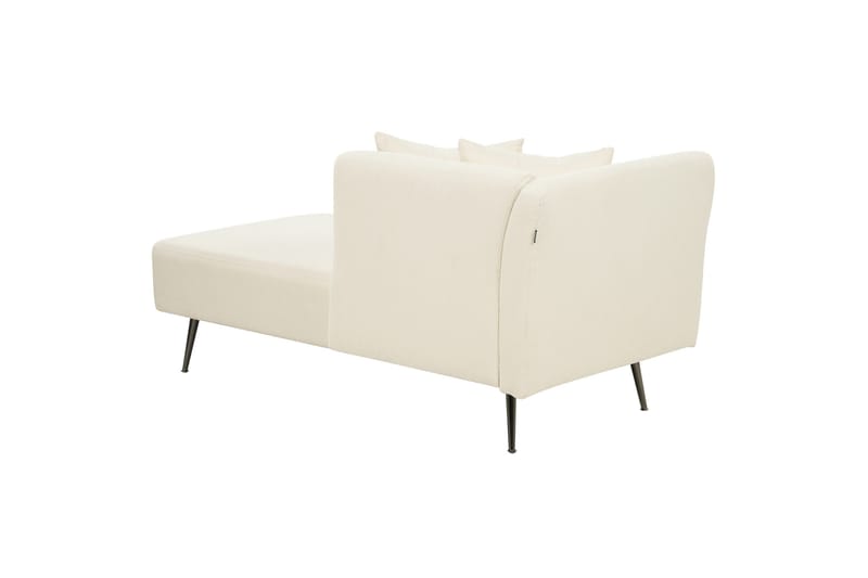 Toyoko Schäslong 156 cm Vänster - Svart/Vit - Möbler - Vardagsrum - Fåtöljer - Schäslongfåtöljer & divanfåtöljer