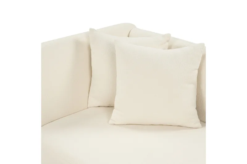 Toyoko Schäslong 156 cm Vänster - Svart/Vit - Möbler - Vardagsrum - Fåtöljer - Schäslongfåtöljer & divanfåtöljer