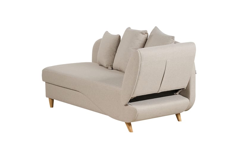 Trehan Schäslong 157 cm Höger - Beige - Möbler - Vardagsrum - Fåtöljer - Schäslongfåtöljer & divanfåtöljer