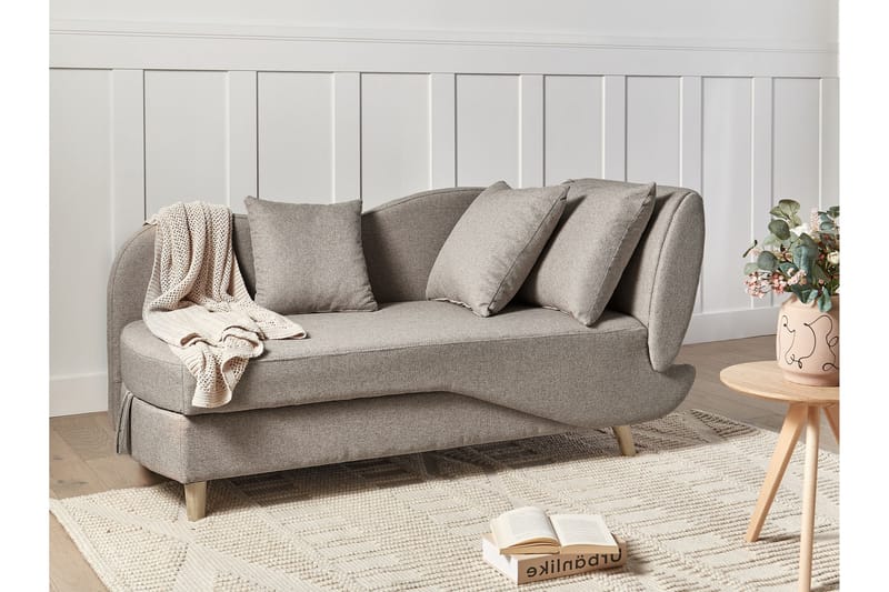 Trehan Schäslong 157 cm Höger - Brun - Möbler - Vardagsrum - Fåtöljer - Schäslongfåtöljer & divanfåtöljer