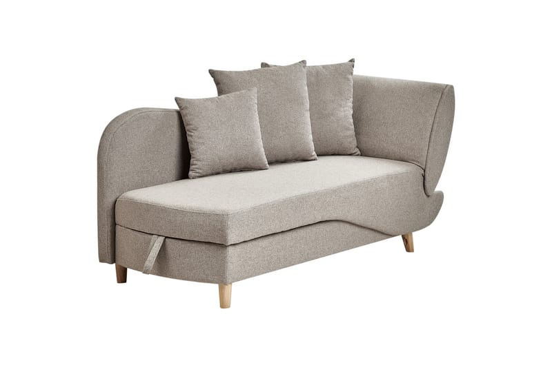 Trehan Schäslong 157 cm Höger - Brun - Möbler - Vardagsrum - Fåtöljer - Schäslongfåtöljer & divanfåtöljer