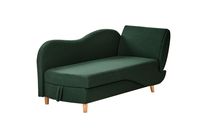 Trehan Schäslong 157 cm Höger - Grön - Möbler - Vardagsrum - Fåtöljer - Schäslongfåtöljer & divanfåtöljer